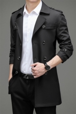 ZL12158男士2022年春季新款长袖外套休闲翻领青年中长款风衣P170，男装风衣，电商B360