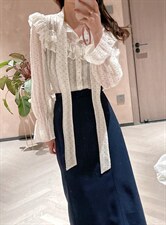 5326#圆点衬衣，其它，首选