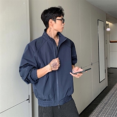 高品质春装新款老钱风美式高街解构立领棒球服飞行夹克休闲外套潮，男装夹克，电商A486