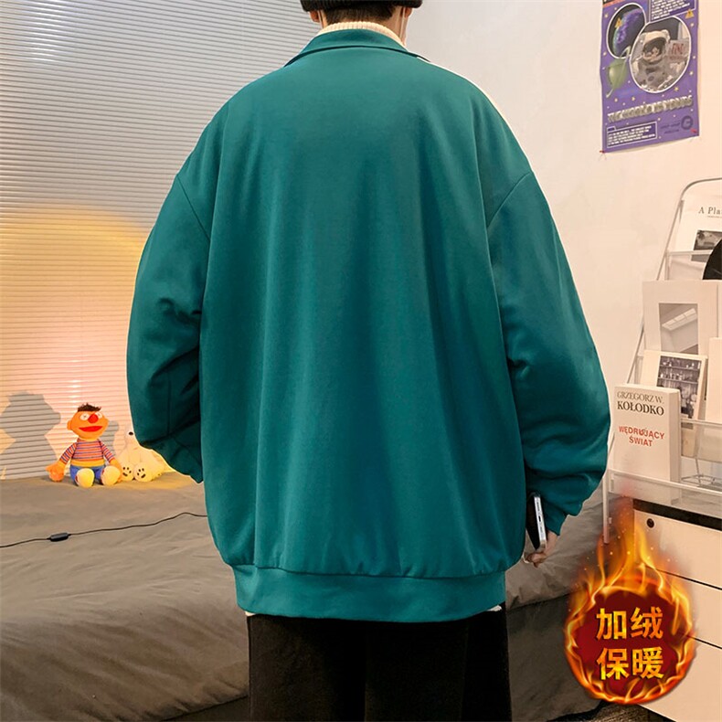 吴京同款运动服装班服活动冬季保暖羊羔绒潮卫衣H376-P80限103,男装棉衣,电商A089-1