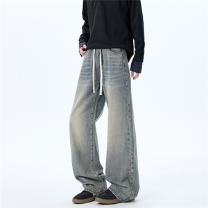 C315-333高品质立体腰猫须马骝基础款松紧腰牛仔棚拍(特P40限79)7图片