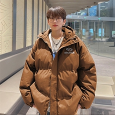 现货抖音得物可供视频三防加厚羽绒连帽棉衣外套面包棉服85538，男装棉衣，电商A486