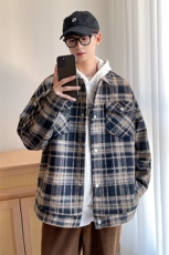 秋季百搭夹克小香风工装男外套上衣A071-JK103-P100，男装夹克，电商A071