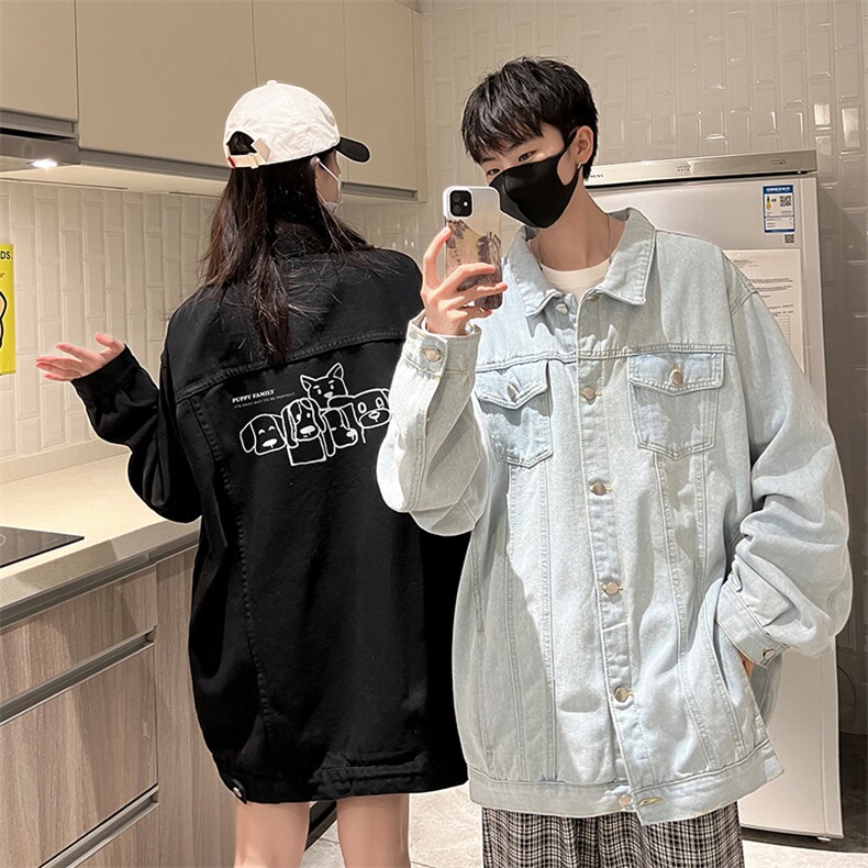 牛仔夹克男大码牛仔外套男茄克NJ77404-P60,男装工装外套,电商A040