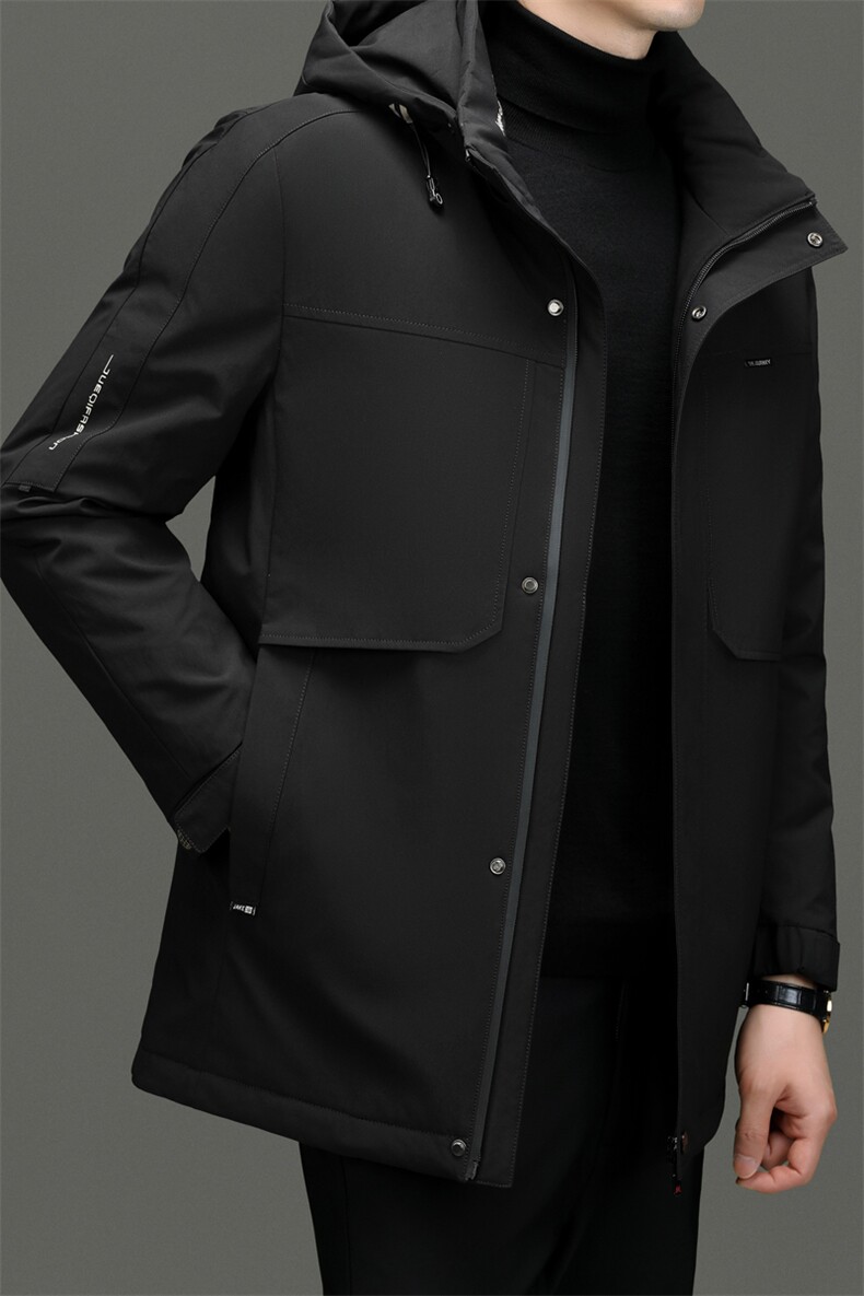 CSYR23129钱塘2020-2新款商务休闲冬季厚款中年男士羽绒服P235,男装羽绒服,钱塘207-2