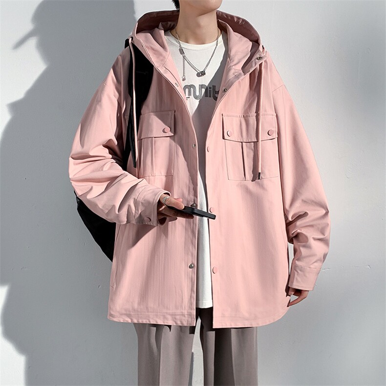 港风连帽工装夹克男上衣外套JK762P80,男装夹克,星座1204-3