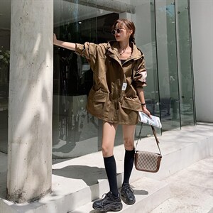 【 现货】2022秋高品质刺绣重工派克风衣251-606-P165-K228,女装风衣,浙宝189