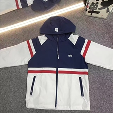 W10494-P68网图现货美式复古拼色工装连帽外套高级机车飞行夹克，男装夹克，星座1608