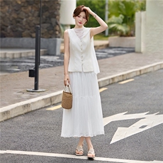 2026年夏季法式气质淑女BAO款新款两件套装，女装套装/套裙，依如秀(原杭风阁)