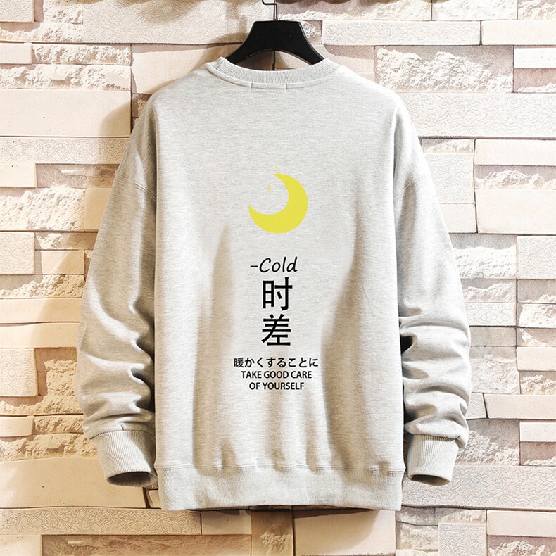 S6047-P35春季圆领卫衣男大码韩版宽松长袖外套男砖墙挂拍,男装卫衣,电商A040A
