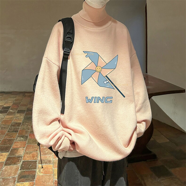 控68高领毛衣男士大码内搭毛线衣男GM45112-P45加绒款-P65,男装针织衫/毛衣,电商A040