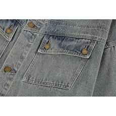 25新款撞色潮流休闲宽松牛仔水洗夹克上衣外套N9003/P105148，男装工装外套，星座202-1
