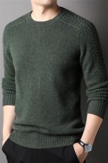 轻奢高货商场品质做工精细百分百山羊绒厚款套衫，男装羊绒套衫，钱塘207-1