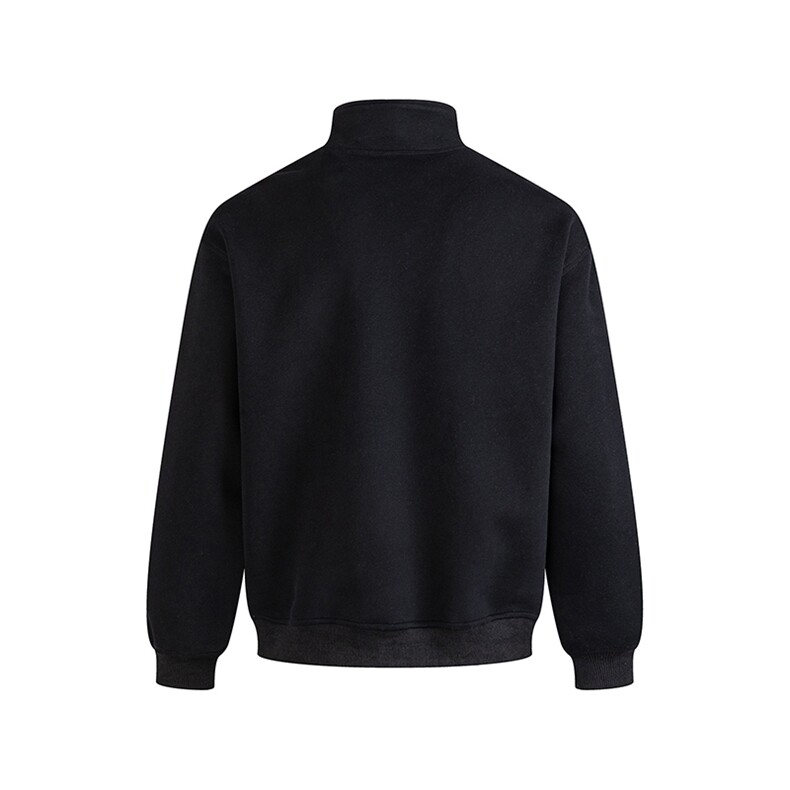 抖音得物高品质二开25秋冬美式宽松结构设计拉链立领卫衣外套W91,男装卫衣,电商A486