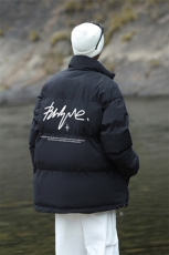 山系港风创意字母印花时尚立领休闲棉服A247-MY2099特批60控99，男装棉衣，电商A247