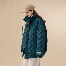 1定制面料中性风棉衣女半高领棉衣男外套女8707P125控168，女装棉衣/棉服，星座226-2