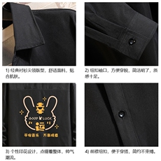 长袖衬衫男士大码宽松衬衣男寸衫砖墙CS15297-P38，男装衬衫，电商A040A
