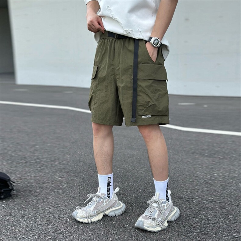大口袋美式机能工装短裤男宽松运动休闲裤A329-K951-P48,男装休闲裤,电商A329