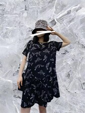 新款花色连衣裙，女装连衣裙，帝瀛 DY