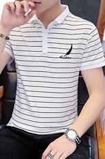 8035男士短袖t恤2021新款夏季韩版潮流POLO衫上衣服男装休闲，男装T恤，电商D310（原电商305）