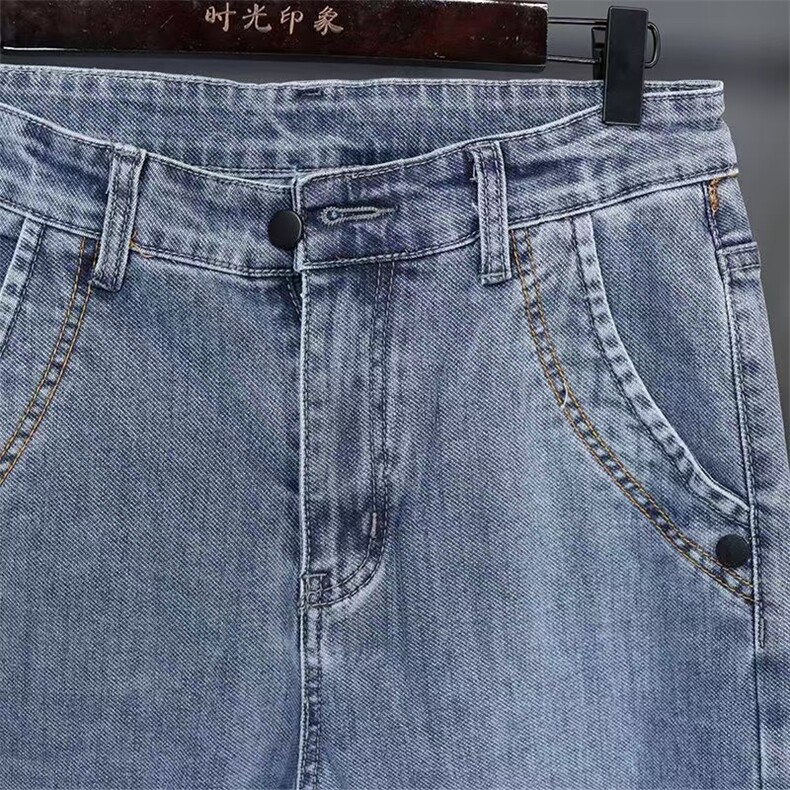1506-1/KK6461/P49牛仔裤男春夏宽松弹力小脚裤春秋款韩版百搭,男装牛仔裤,星座1506-1
