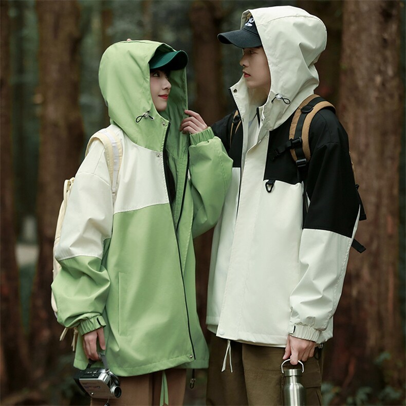 Cityboy情侣时尚连帽冲锋衣外套夹克团体班服,男装夹克,星座301D-5(原星座1415）