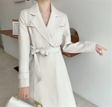 风衣09款，女装风衣，英利伊人