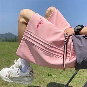 25年已注册直播抖音得物品质运动男中裤五分休闲短裤K304P30控48图片