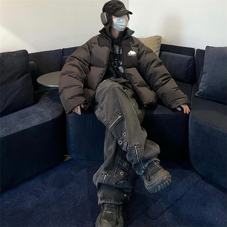 量大优可提供视频冬季棉衣立领HD019-1-MF5011-P50，男装棉衣，电商019-1