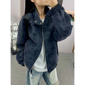 现货  美式夹棉立领机车夹克宽松百搭上衣MY59/P80图片