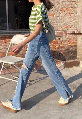 春款韩版牛仔裤陆续上新中，女装牛仔裤，臣己