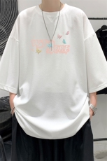 冰丝七分袖t恤男大码五分袖男短袖男中袖Q11443-P30，男装T恤，电商A040