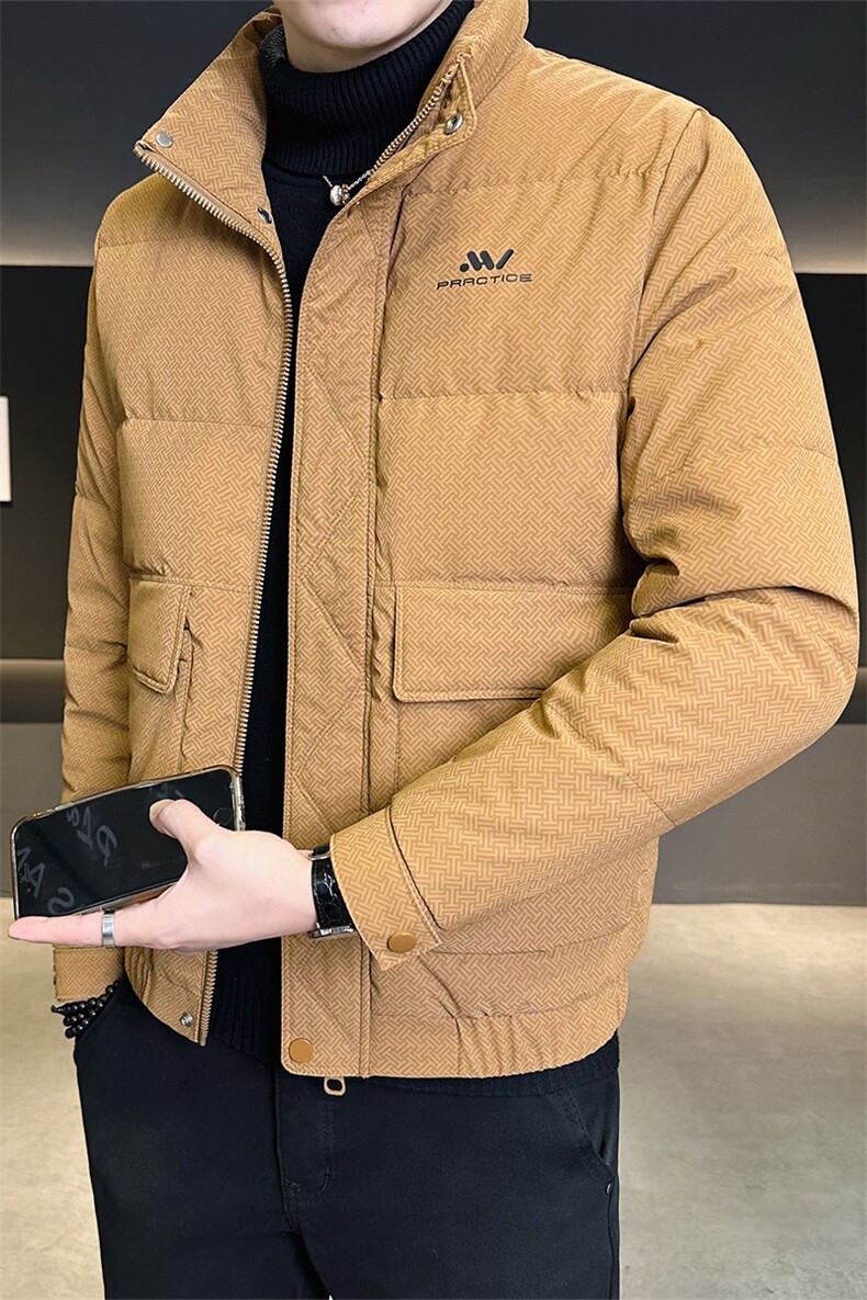 标50绒店主风男士短款立领羽绒服外套28622-P195(控券后288),男装羽绒服,电商B338