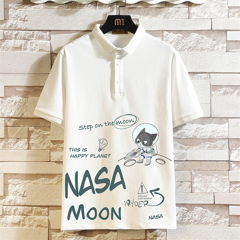 PL57187-P35翻领短袖polo衫男大码胖子半袖t恤男有领保罗衫砖墙，男装Polo衫，电商A040A