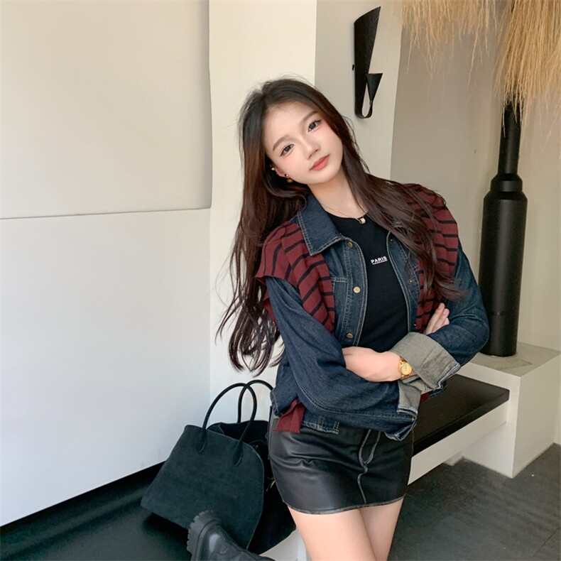 复古美式牛仔短外套女春秋2025超火好看高级小众休闲减龄夹克上衣,商品下架区,网红馆