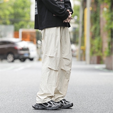 春秋季速干伞兵裤男款美式直筒宽松冲锋休闲裤ins裤子K0946-P48，男装休闲裤，星座308B-2