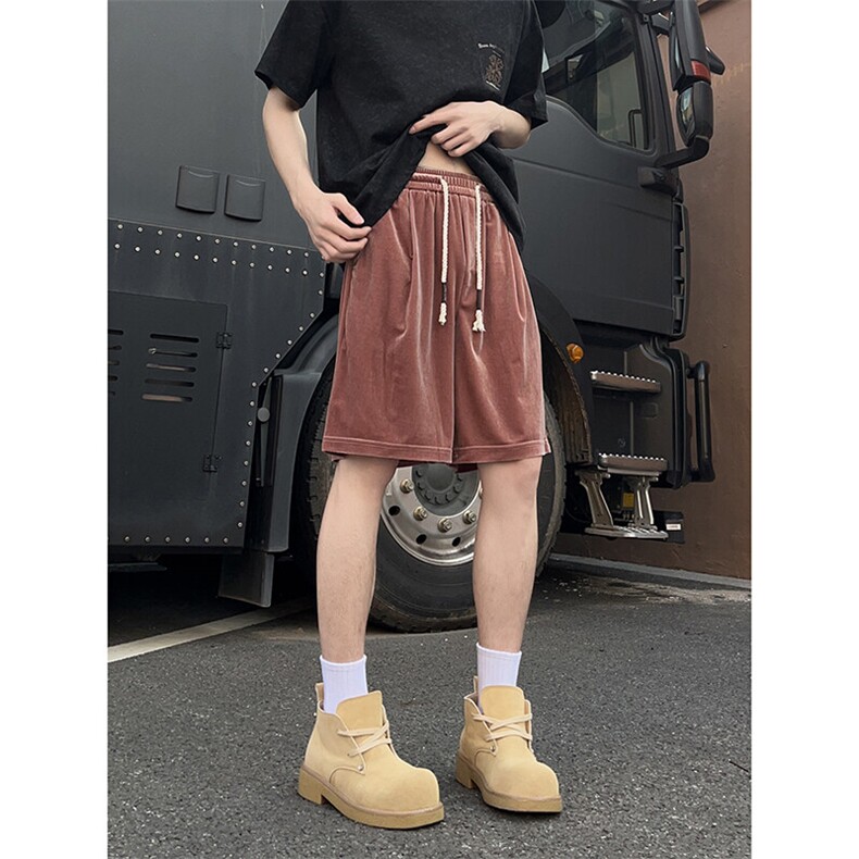 A178男女同款冰丝速干短裤休闲夏季外穿宽松休闲裤DK161-P28,男装休闲裤,电商A178