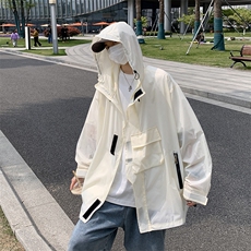 Wt77-P46夏季宽松型美式工装防晒服，男装夹克，星座1501-1