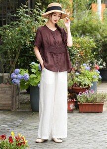 夏季新款，苎上衣和裤，其它，恋上菲曼