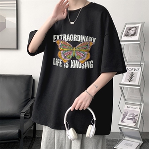 230g重磅纯棉短袖t恤男大码半袖半截袖 DX17366-P20图片