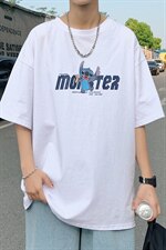 ！2021夏季新款男士短袖T恤宽松百搭半袖体恤衫T2153P25，男装T恤，电商B220