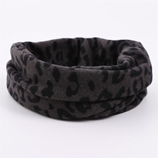 2025年秋季新款百搭女士豹纹双层围脖，围巾，晨宏羊绒