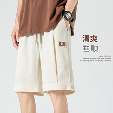 短裤男夏潮牌篮球运动裤美式嘻哈五分裤设计感小众中裤DK0706-P35，男装休闲裤，星座308B-2