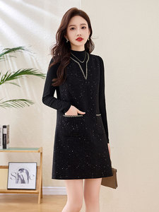 流苏小香风背心连衣裙女2025春装新款高级感超火流行爆款马甲裙子图片