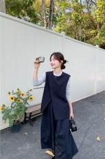 2026新款极简高级感通勤休闲三件套P195K318套装P175K288，女装套装/套裙，2D146