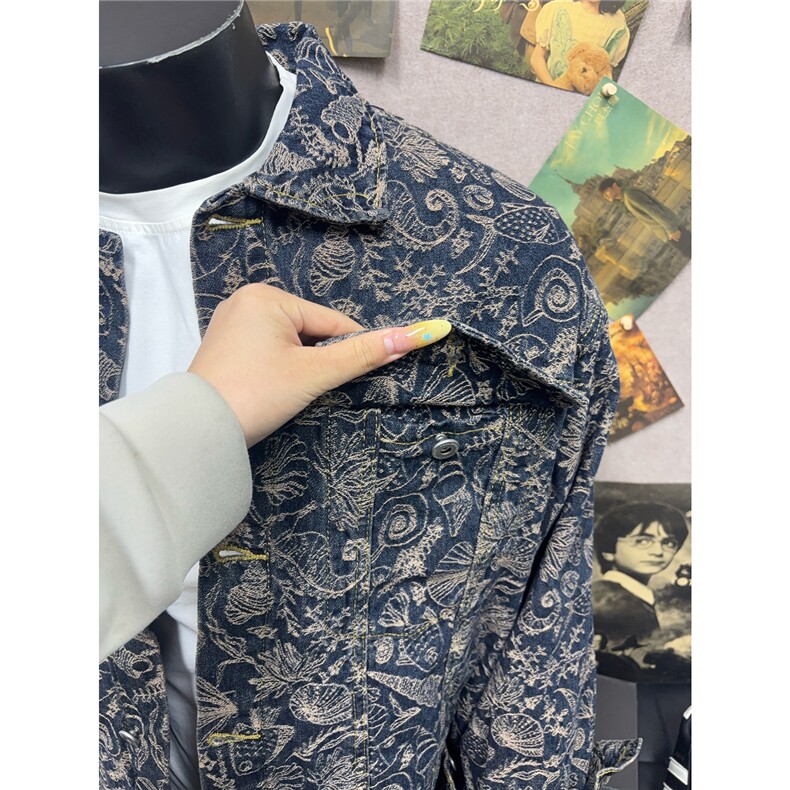 B221美式高街暗黑小众重工艺印花牛仔外套SY2536-特P70控118,男装工装外套,电商B221