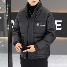 冬季加厚棉衣男休闲立领PU棉衣防水潮流皮衣棉服外套PY903-P115，男装皮衣，星座310B-3