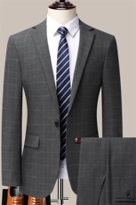 GDN5235四季款新款男士礼服西装修身商务休闲男装西服两件套装，男装西服套装，电商B360