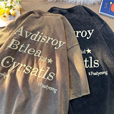 夏季短袖水洗印花T恤平铺图A061-JM5157-P40控58，男装T恤，电商A061