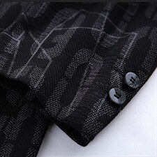 秋冬季新款中年西装领夹克爸爸商务男装印花西服外套ASD2271-P180图片